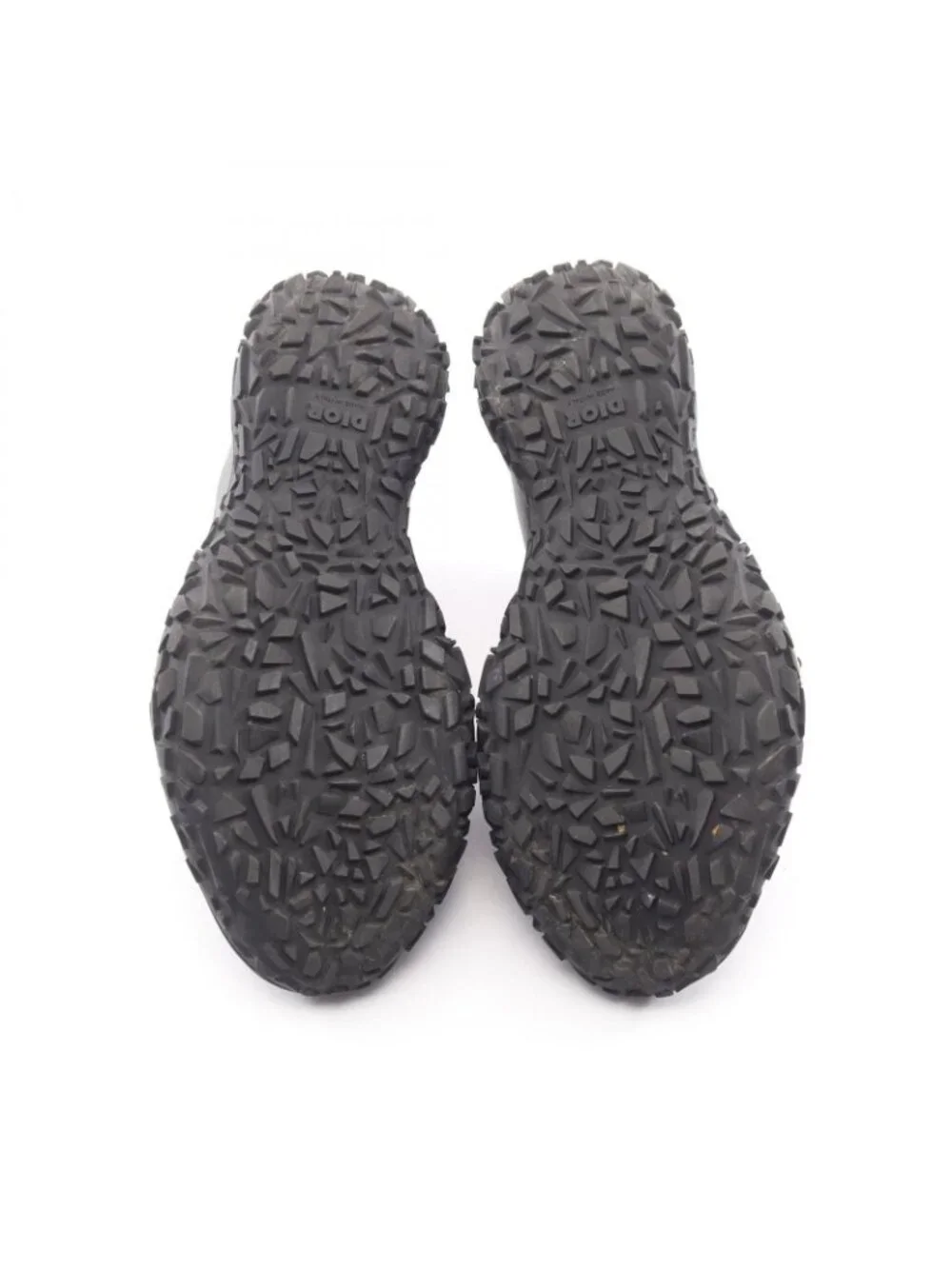 Dior Sneakers Oblique Jacquard Black Canvas Leather High